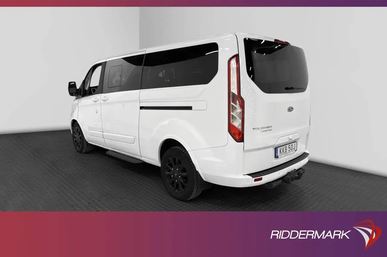 Ford Tourneo Custom Titanium 185hk Värmare Skinn 9Sits Drag Image 2